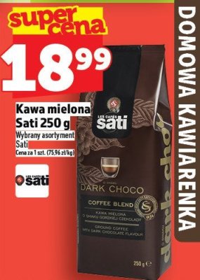 Kawa mielona Sati 250 g promocja w TOPAZ