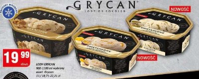 Lody Grycan 900-1100 ml promocja w Chorten