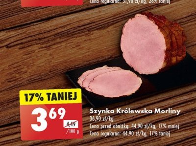 Szynka królewska Morliny promocja