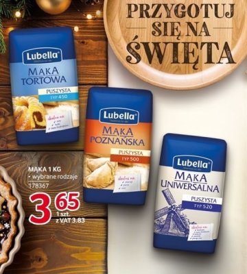 Mąka Lubella 1kg wybrane rodzaje promocja w Selgros