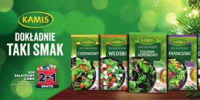 Sos sałatkowy Kamis Czosnkowy promocja w Stokrotka