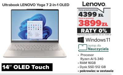 Ultrabook Yoga 7 2-in-1 OLED promocja w NEONET