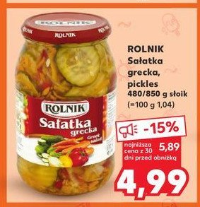 Sałatka pickles Rolnik promocja