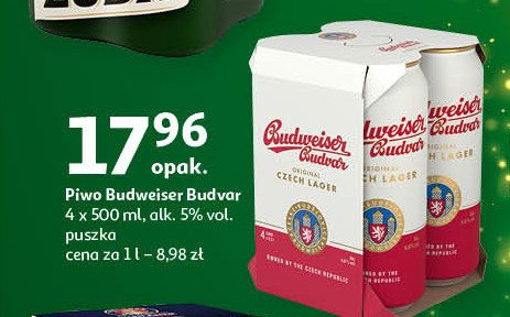 Piwo Budweiser promocja