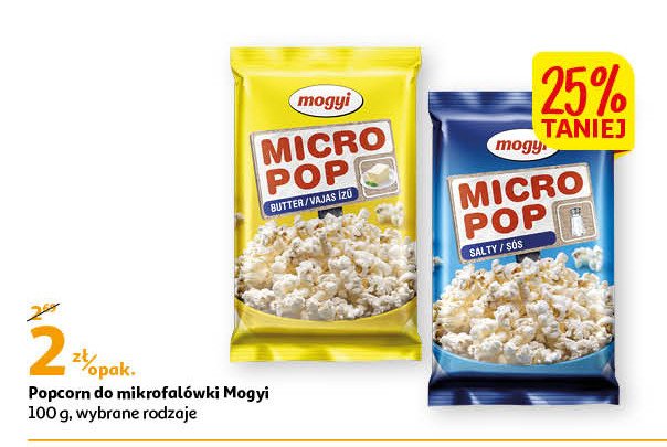 Popcorn maślany Mogyi micro pop promocja