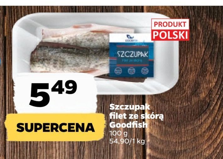 Szczupak filet ze skórą Good fish promocja