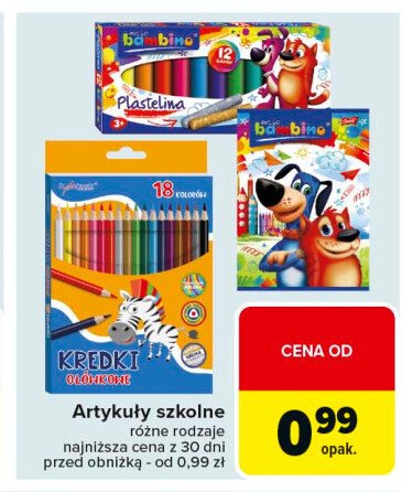 Plastelina Moje bambino promocja w Carrefour Market