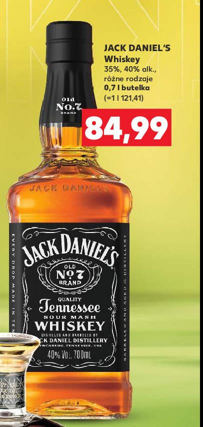 Whiskey Jack daniel's old no. 7 promocja w Kaufland