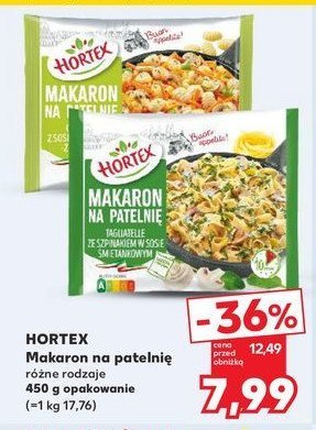 Makaron na patelni臋 gnocchi z sosem ma艣lano-zio艂owym Hortex promocja