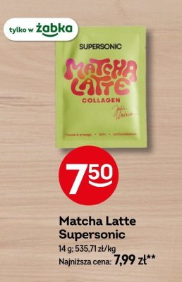 Matcha Latte Supersonic Collagen promocja w Żabka