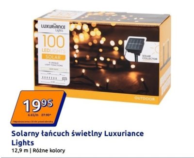 Solarny łańcuch świetlny Luxuriance Lights promocja w Action