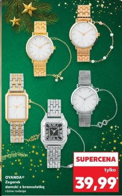 Zegarek damski z bransoletką różne rodzaje promocja w Kaufland