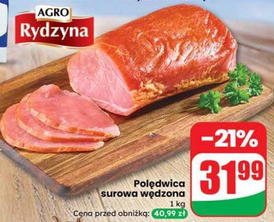 Polędwica surowa wędzona 1 kg promocja w Dino