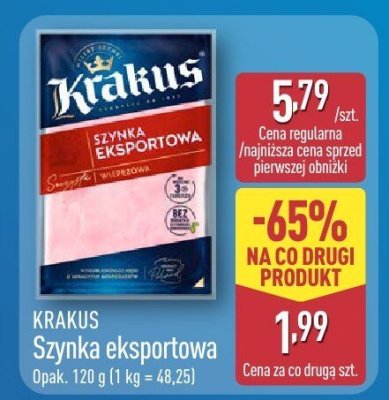 Szynka eksportowa promocja w Aldi