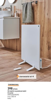 Grzejnik na podczerwień Crystal promocja w Castorama