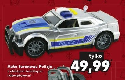 Auto terenowe policja ze światłem i dźwiękiem MEGA CREATIVE promocja