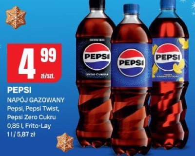 Napój gazowany Pepsi Pepsi Twist Pepsi Zero Cukru Frito-Lay promocja w Chorten