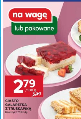 Ciasto truskawkowe z galaretką GMURCZYK promocja