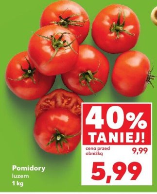 Pomidory luzem promocja w Kaufland