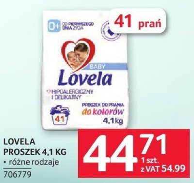 Proszek do prania Lovela 4,1 KG promocja w Selgros