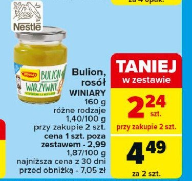 Bulion warzywny Winiary promocja