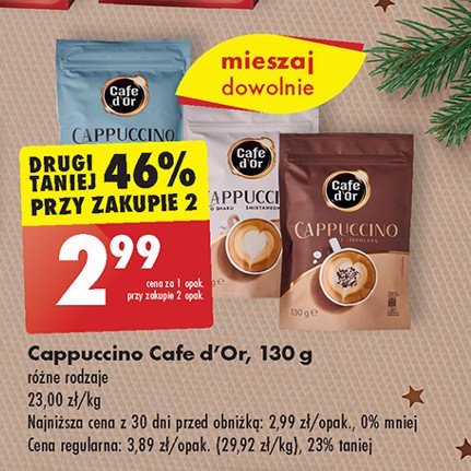 Cappuccino z magnezem Cafe d'or cappuccino promocja
