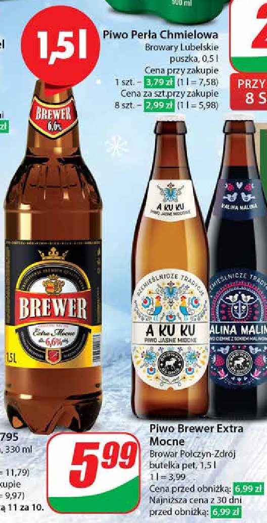 Piwo Brewer extra mocne promocja