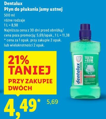 Płyn do płukania jamy ustnej promocja w Lidl