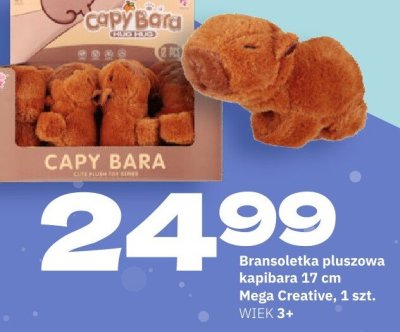 Bransoletka pluszowa kapibara Mega Creative promocja w Twój Market