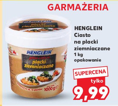 Placki ziemniaczane Henglein promocja w Kaufland