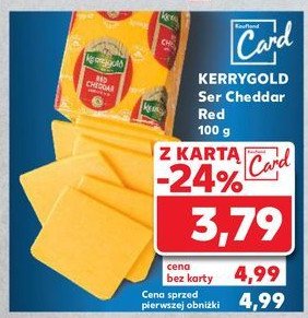 Ser cheddar red Kerrygold promocja w Kaufland