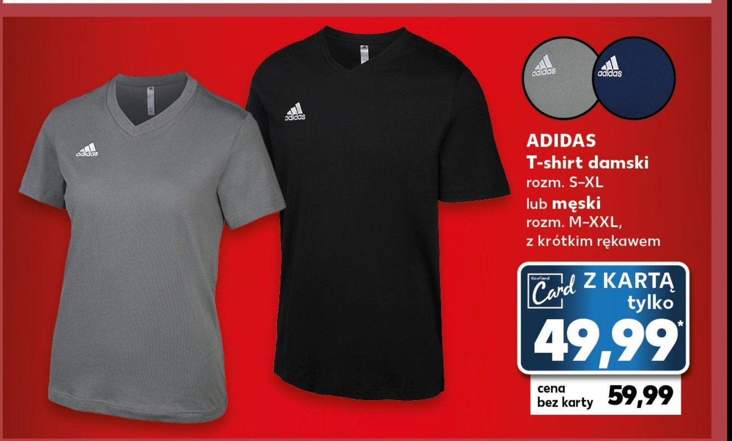 T-shirt męski rozm. m-xxl Adidas promocja