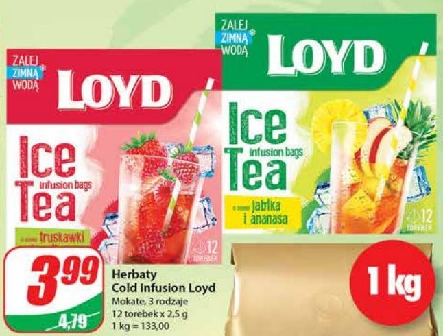 Herbata strawberry & raspberry Loyd tea the magic experience promocje