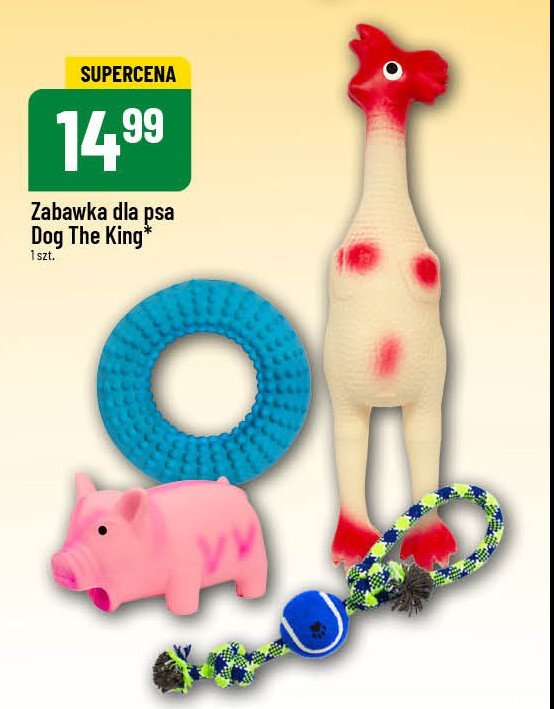 Szarpak dla psa Dog the king promocja w POLOmarket