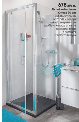 Drzwi wahadłowe Onega 90 cm promocja w Castorama