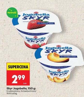 Jogurt Skyr 150 g truskawkowy Jogobella promocja w Biedronka