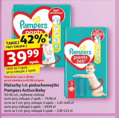 Pieluchomajtki 3 Pampers pants promocja
