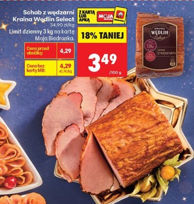 Schab z wędzarni promocja w Biedronka