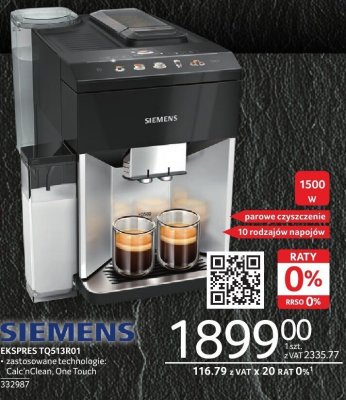 Ekspres Siemens TQ513R01 promocja w Selgros