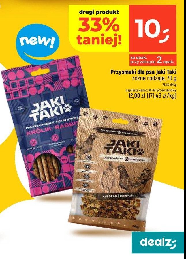 Przysmak dla psa królik Jaki taki promocja w Dealz