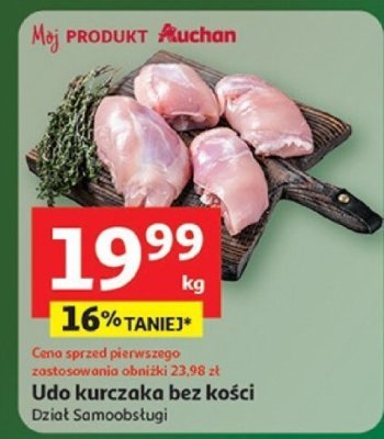Udo kurczaka bez kości Dział Samoobsługi promocja w Auchan