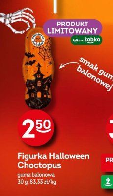 Figurka Halloween Choctopus guma balonowa promocja w Żabka