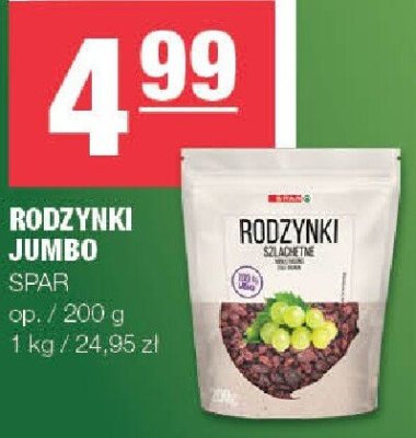 Rodzynki Jumbo Spar promocja w SPAR