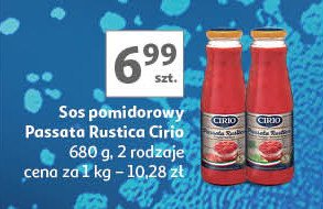 Sos pomidorowy Cirio promocja