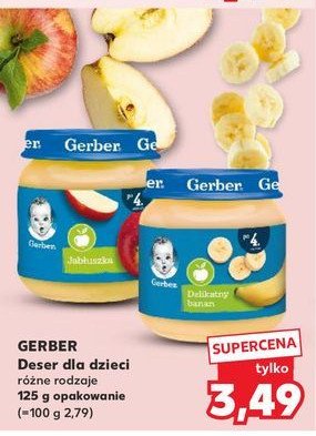 Deserek delikatny banan Gerber promocja w Kaufland