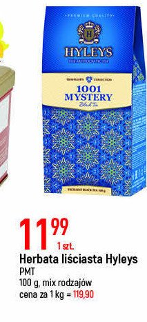 Herbata 1001 mystery HYLEYS promocja