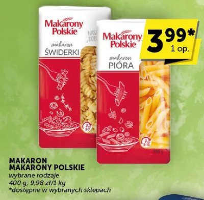 Makaron Makarony Polskie promocja w Groszek