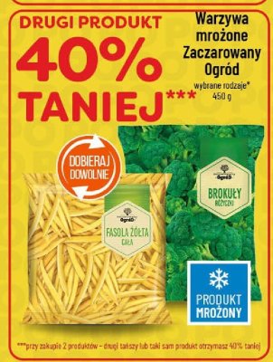 Warzywa mrożone Zaczarowany Ogród różne rodzaje promocja w POLOmarket