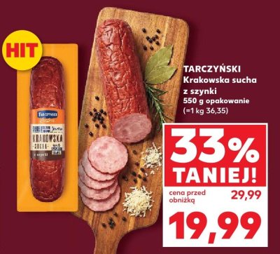 Krakowska sucha z szynki promocja w Kaufland