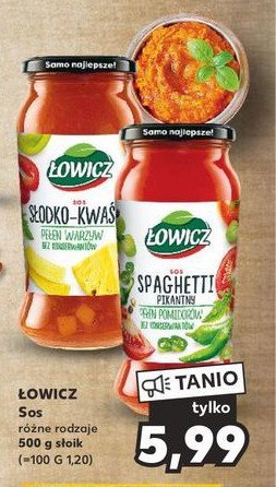 Sos spaghetti pikantny Łowicz promocja